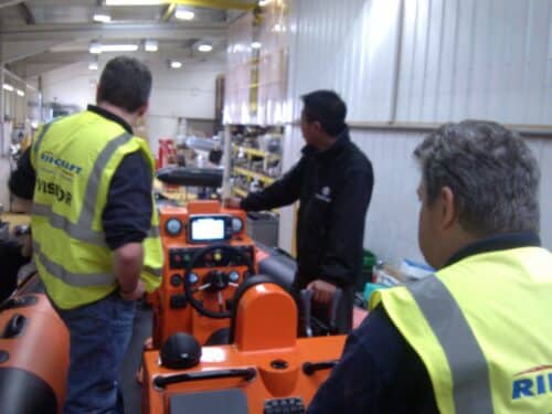 New Ferryside Lifeboat in Ribcraft Factory